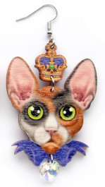 Kittycat Rex Medium -vanerikorvakorut koukulla