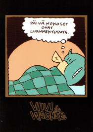 Viivi ja Wagner -postikortti - Päivänokoset ovat luonnekysymys