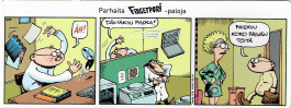 Fingerpori-sarjakuvataulu - Paiskin töitä