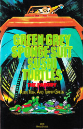 Green-Grey Sponge-Suit Sushi Turtles (K)