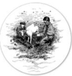 Vuohen ystävät -tarra