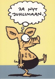 Viivi ja Wagner -postikortti - Ja nyt juhlimaan