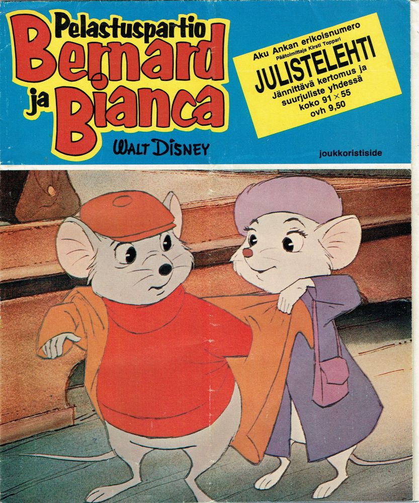 Pelastuspartio Bernard ja Bianca -julistelehti (K)