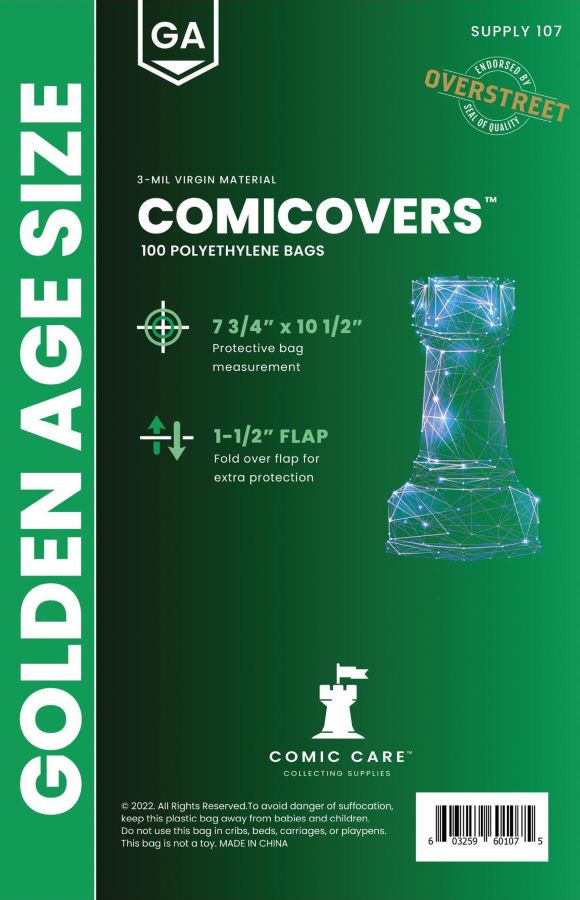 ComiCare Golden Age Polyethylene Bags (100)