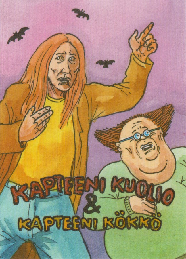 Kapteeni Kuolio & Kapteeni Kökkö -postikortti