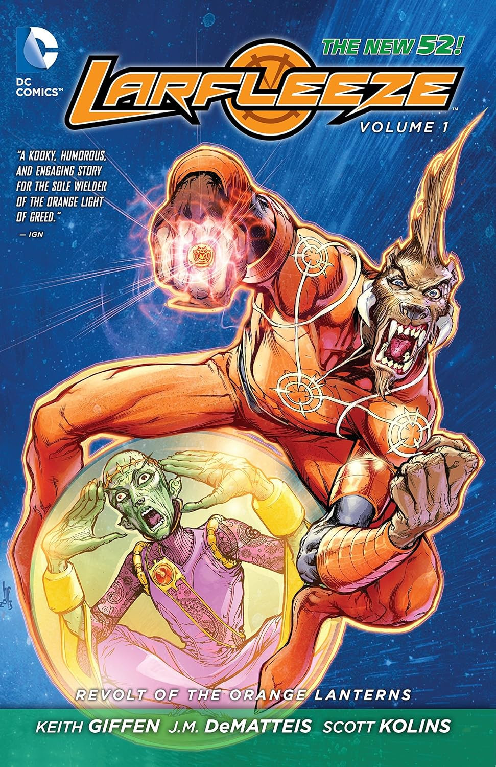 Larfleeze 1 - Revolt of the Orange Lanterns (K)