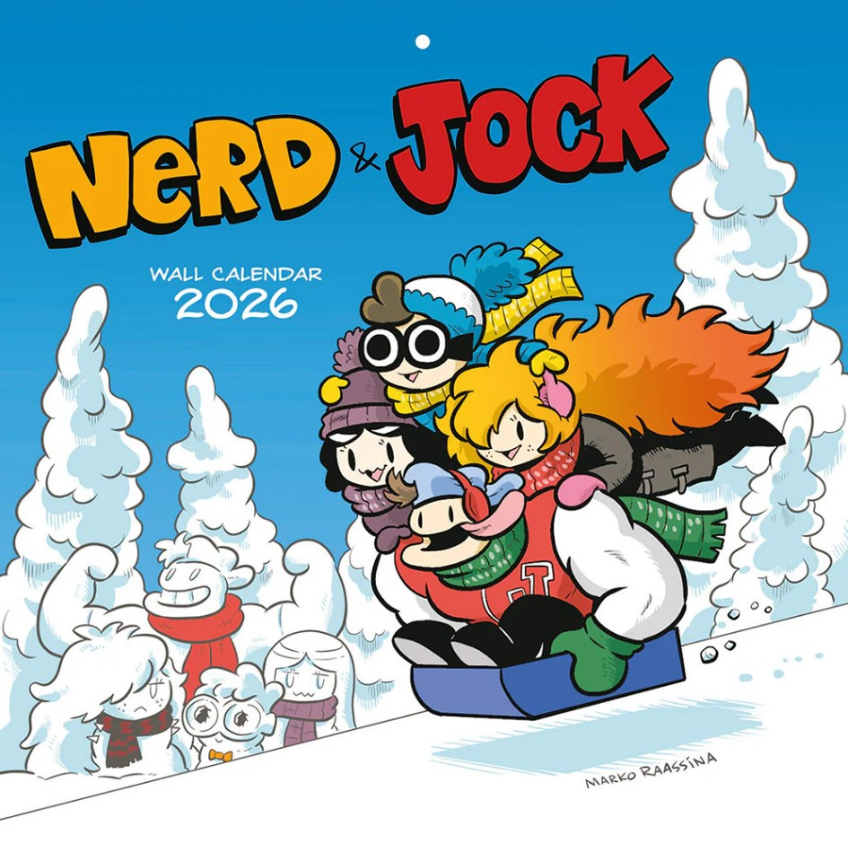 Nerd & Jock Wall Calendar 2026