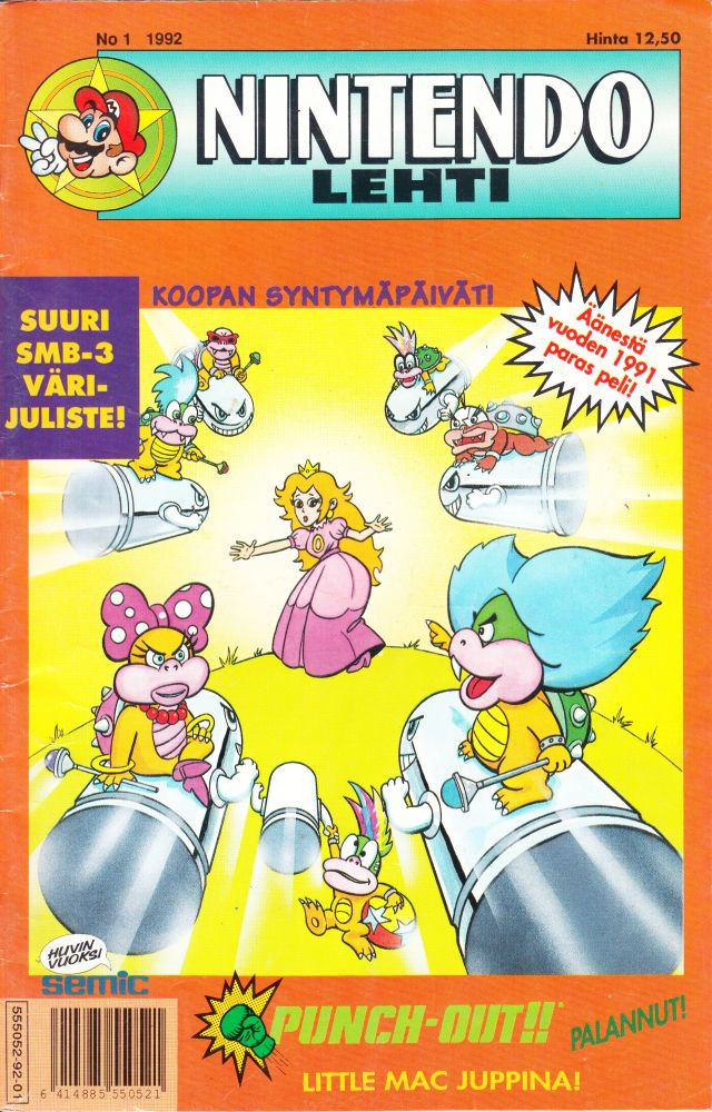 Nintendo-lehti 1/1992 (K)