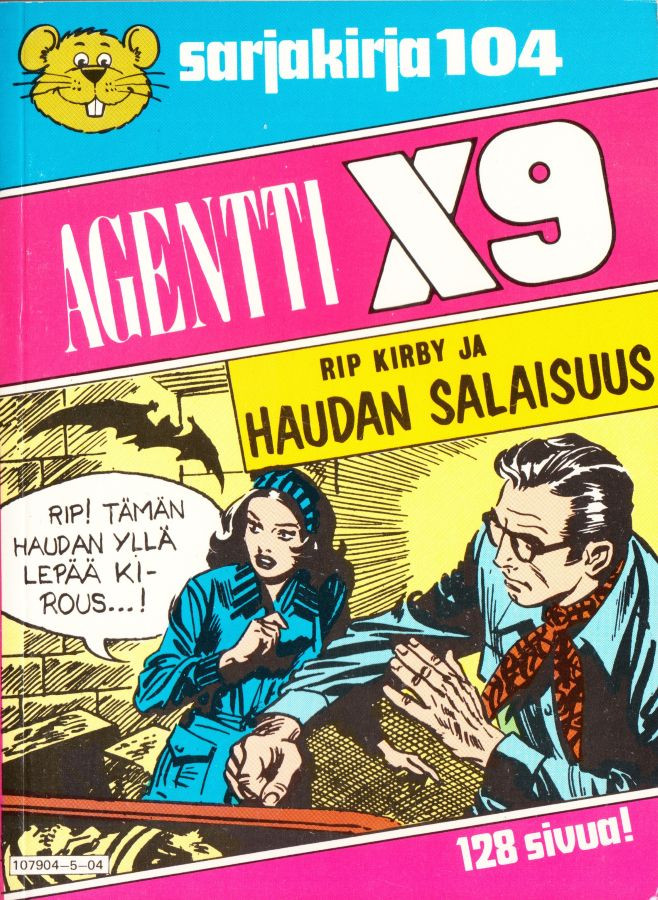 Sarjakirja 104 - Agentti X9 (K)