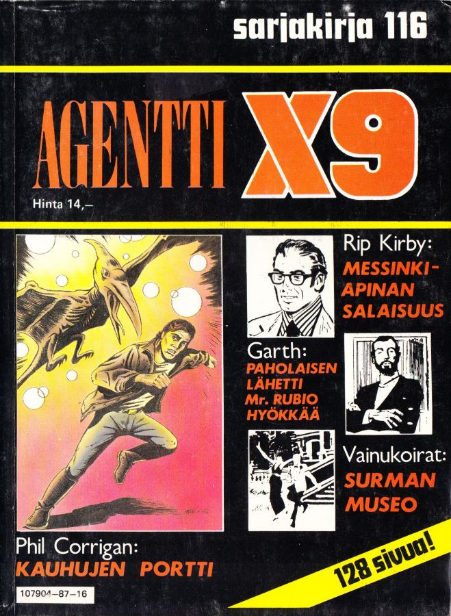 Sarjakirja 116 - Agentti X9 (K)