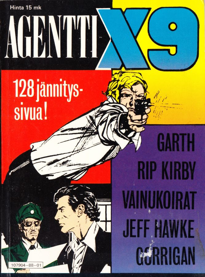 Agentti X9 pokkari 1/1988 (K)