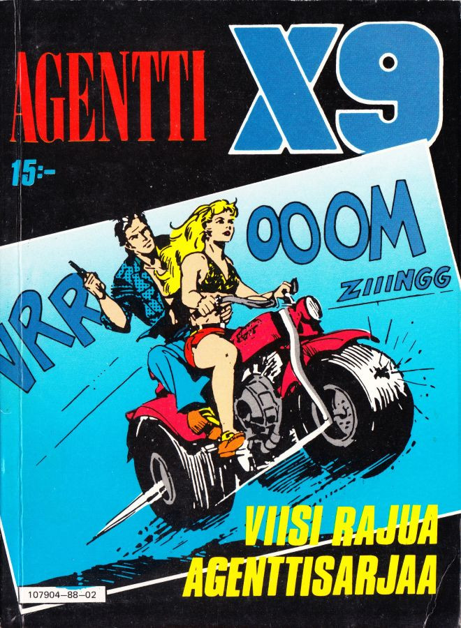 Agentti X9 pokkari 2/1988 (K)