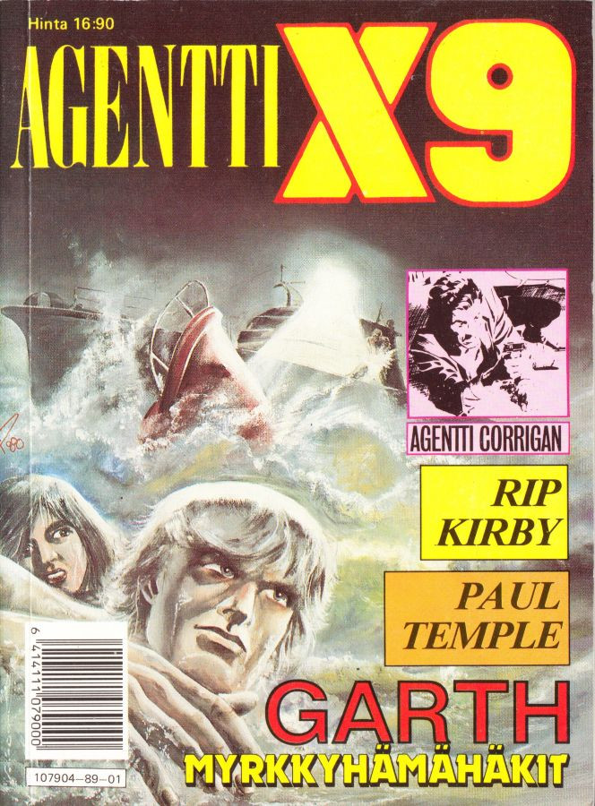 Agentti X9 pokkari 1/1989 (K)
