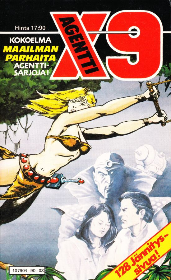 Agentti X9 pokkari 3/1990 (K)