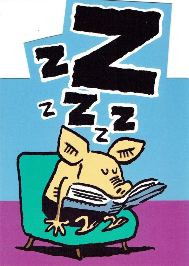 Viivi ja Wagner -postikortti - Zzzzzz