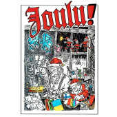 Joulu!-postikortti