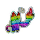 Sateenkaarikeskakisu-tarra