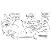 Rusinat Berliinin munkista -postikortti - Push Maritta Push!