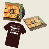 Tupsulakintiellä-kirja, levy ja t-paita (ENNAKKOTILAUS)