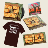 Tupsulakintiellä-kirja, levy, juliste, t-paita ja UZB: Are you uzbed? -CD (ENNAKKOTILAUS) 