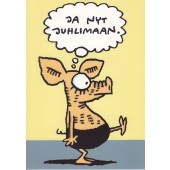 Viivi ja Wagner -postikortti - Ja nyt juhlimaan